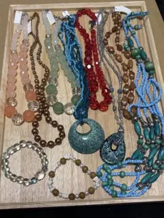 D*a様 ③カジュアルネックレスセット 多色 ビーズ