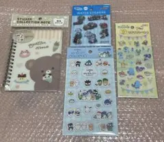 シール　シール帳　4点セット　サンリオ　ポケモン　ピングー