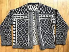 NOMBRE IMPAIR 幾何学模様カーディガン