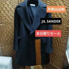 ジルサンダー JILSANDER モッズコート ステンカラーコート コットン綿
