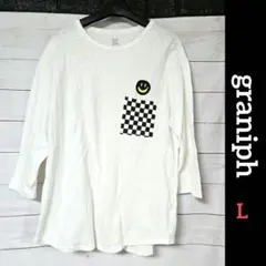 ♥️ graniph ♥️ 長袖Tシャツ ロンT 長袖 Tシャツ