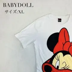 BABYDOLL ミニーマウス　Tシャツ　レディース　ホワイト　XLのサムネイル