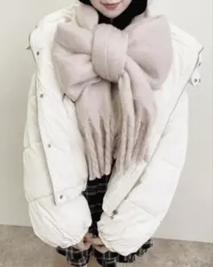 INGN イング フリンジ ボリューム ストール マフラー