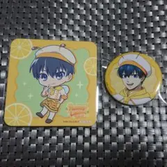 ブルーロック コラボカフェ本舗 缶バッジ コースター 潔