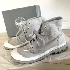 パラディウム　ハイカット　スニーカー　グレー　25のサムネイル