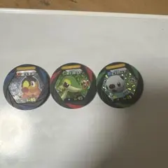 ポケモン ポケモンバトリオ メダル ポカブ ツタージャ ミジュマル