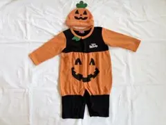 ハロウィン かぼちゃ ロンパース 帽子 セット ベビー