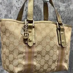 専用✨美品✨GUCCI シェリーライン GG ゴールド チャーム トートバッグ