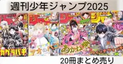 「週刊少年ジャンプ2025」20冊まとめ売り(No.1～23)少年漫画・集英社