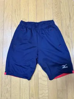 【美品】MIZUNO ジャージハーフパンツ M ネイビー