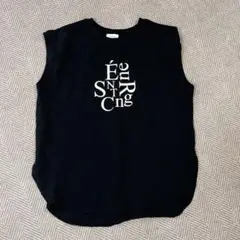しまむら　ノースリーブ　ロゴ　Denifits