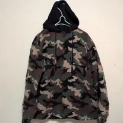 迷彩柄 フード付きジャケット