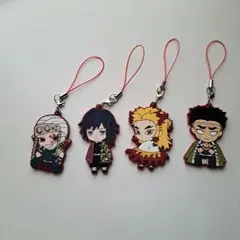 鬼滅の刃　ガチャ　ラバスト　4点セット　柱