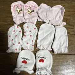 ベビー　ミトン　セット売り　美品5点セット