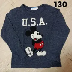 Disney ミッキーマウス 長袖カットソー 130.100セット