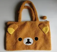 リラックマ　もこもこフェイスでかバッグプレミアム　コリラックマチャイロイコグマ リラックマ もこもこフェイスでかバッグ チャイロイコグマ - メルカリ