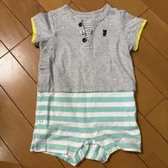 ミキハウス　男の子　ロンパース　70㎝のサムネイル
