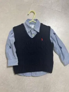 ポロラルフローレン セーターベスト　80㎝85㎝