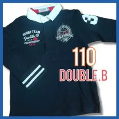 Double B ミキハウス ラガーシャツ 110cm 長袖のサムネイル
