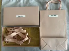 miu miu ミュウミュウ ショッパー 5枚セット リボン&レシート入れ付き