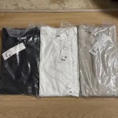 UNIQLO U エアリズムコットンクルーネックT 長袖 3色セット 新品未使用