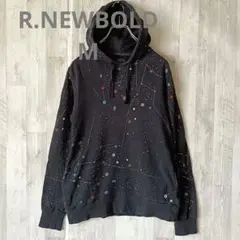 R.NEWBOLD 星座柄 パーカー M 宇宙柄 スエット レア 古着 フーディ