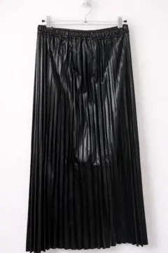 ロング レザースカート M