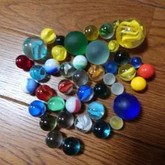ビー玉セット 大小色々43個