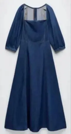 【完売品】【希少サイズ】ZARA デニムワンピース