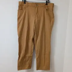 カーハート ワークパンツ ストレート ビッグサイズ 作業 デイリー 黄土色のサムネイル