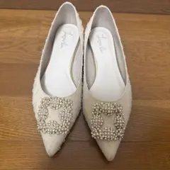 ヒール フラットシューズ