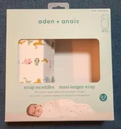 aden + anais 新生児用おくるみ 動物柄