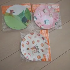 パンどろぼうメラミン プレート 3枚セット 非売品のサムネイル