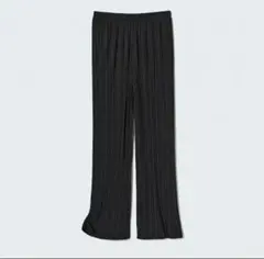 ユニクロ プリーツストレートパンツ S