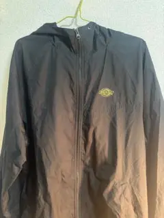 Dickies黒 フード付き ナイロンジャケット