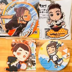 118【新品】ハイキュー 東峰 旭 非売品 原作 ラバーマスコット アクリル