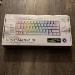 Huntsman Mini ホワイト 60% 光学式ゲーミングキーボード