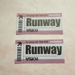 《匿名配送》Aぇ!group LIVE Runway チケット風落下物 2枚