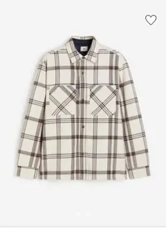 H&M 中綿入りオーバーサイズ アウターシャツ