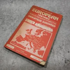 Thomas Cook EUROPEAN TIMETABLE 1989