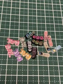 egg ガラケー ギャル ネイルパーツ15個