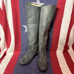 23.0cm d co Copenhagen グレー ニーハイ ロングブーツ