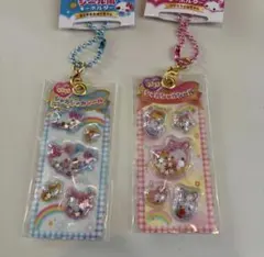 シャカシャカシール風キーホルダー 2種セット
