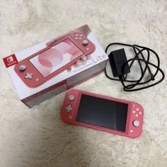 Nintendo Switch Lite コーラルピンク 本体 充電器付き