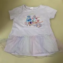 ひろがるスカイプリキュアTシャツ 100cm ラベンダー