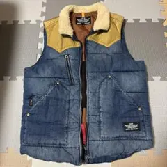 BURTLE デニムファーベスト Mサイズ
