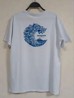patagonia 鎌倉ストアー限定 富嶽三十六景モチーフ Tシャツ 水色 M