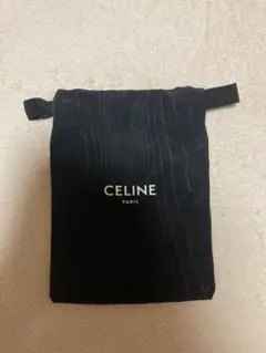 CELINE ブラック ポーチ　巾着　セリーヌ