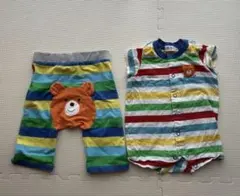 ミキハウス　ロンパース70 ボトムス80 まとめ売り