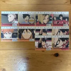 ハイキュー!! 一番くじ　色紙　10枚セット(後2枚被り)